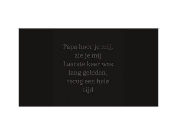 Papa nl Lyrics [Yade Lauren]